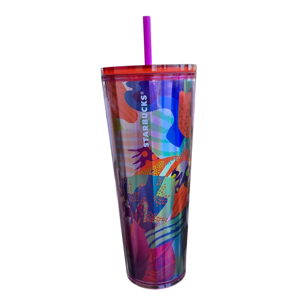 Starbucks 2024 Summer Butterfly Iridescent Cold Cup -‎ RARE 24oz Venti!